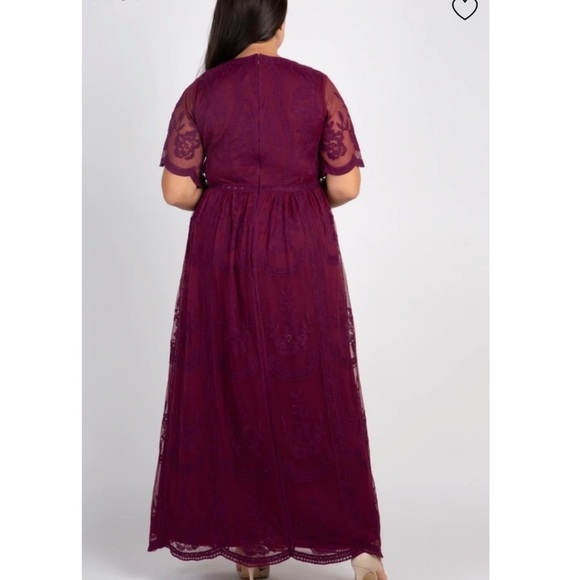 PinkBlush lace maxi dress NWOT - Picture 3 of 4